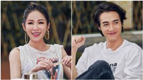  蕭亞軒,黃皓，圖／翻攝自女兒們的戀愛微博