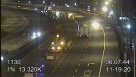 國道1號汐止段即時影像（圖／翻攝自高速公路局1968）