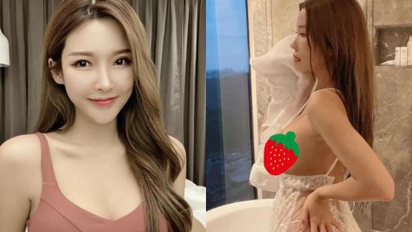 美胸正妹裡面都沒穿　一抬手滑出裸乳