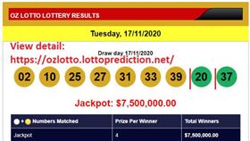 ▲澳洲的Oz Lotto。（圖／翻攝自Oz Lotto推特）