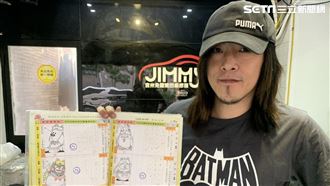 獨／最強爸超有愛！義賣畫作照顧弱勢