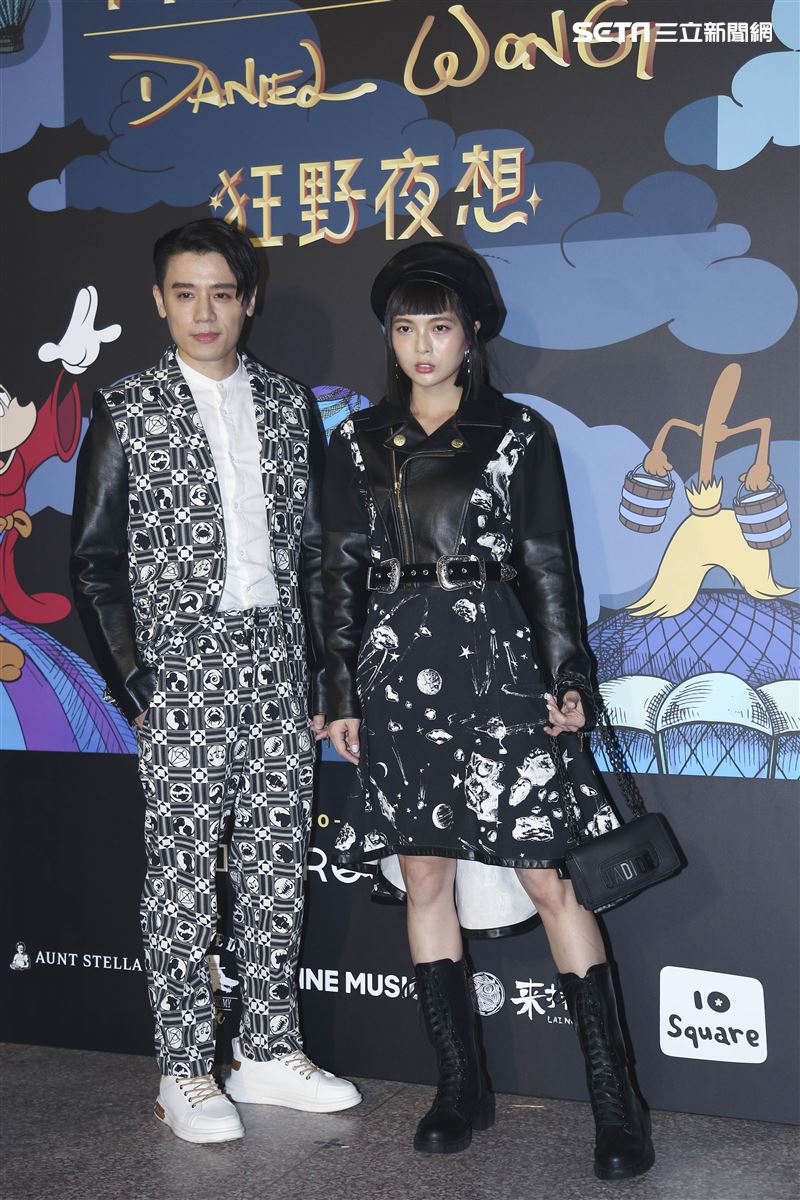 設計師Daniel Wong攜手Disney打造【狂野夜想 Fantasia 2OFW 】時裝秀郭書瑤、禾浩辰、謝忻、周興哲、周曉涵、閻奕格、胡宇威出席。（圖／記者楊澍攝影）