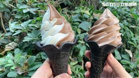 星期五心情不黑！全家比利時巧克力霜淇淋超黑開吃（圖／全家提供）