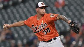 ▲前金鶯投手布魯克斯（Aaron Brooks）和韓職起亞虎續約1年。（圖／美聯社／達志影像）