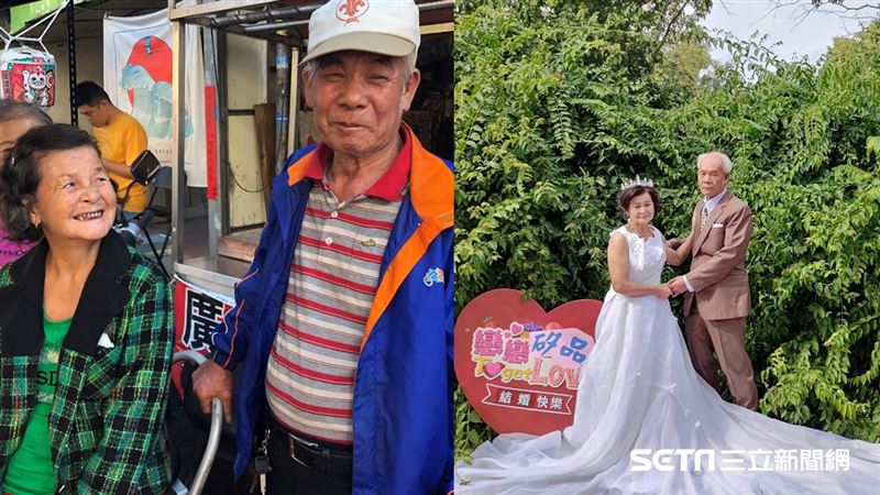 7旬爺首次穿西裝娶妻　婚紗照暖哭人