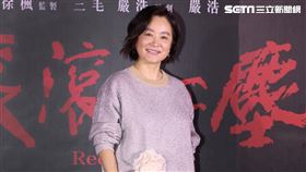 林青霞專程回國出席「紅塵滾滾｣數位修復版首映會。（記者邱榮吉/攝影）