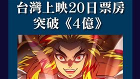 《無限列車篇》票房狂掃新台幣4億元（圖／翻攝自MUSE木棉花）