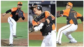 ▲統一獅傅于剛、陳鏞基、王鏡銘宣告成為自由球員。（圖／記者劉彥池攝影）