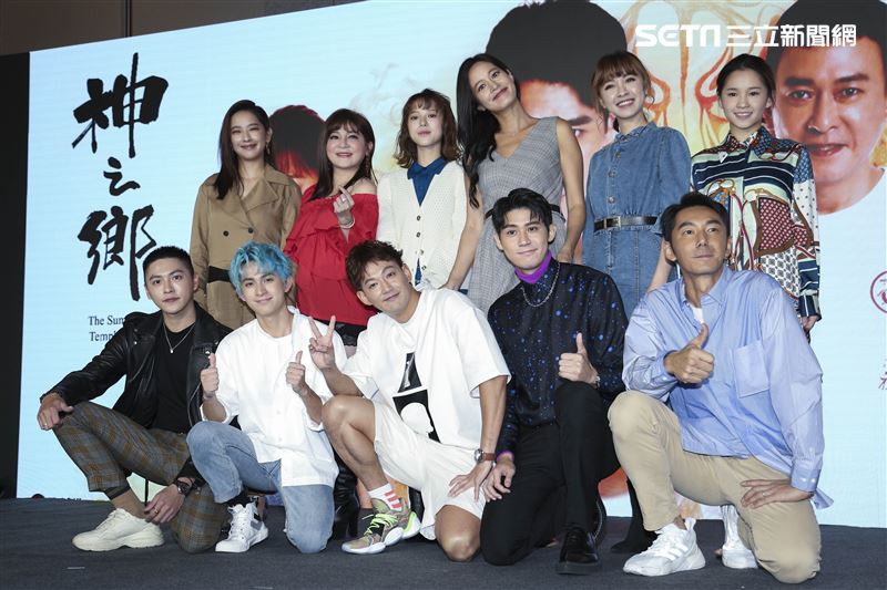 台灣原創漫畫改編戲劇《神之鄉》發佈會李玉璽、項婕如、王識賢、李李仁、謝怡芬、王彩樺等人出席。（圖／記者楊澍攝影）