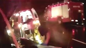 花蓮,瑞穗,台9線,車禍,軍人（圖／翻攝畫面）