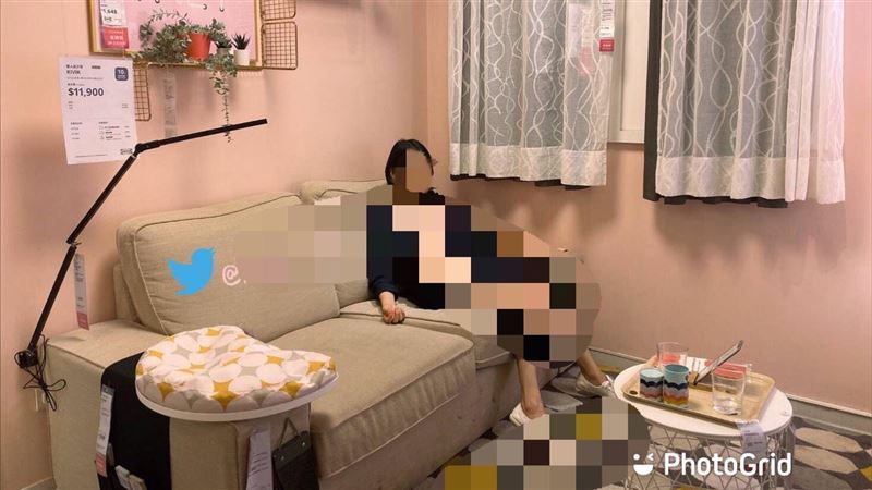 台中米娜攻陷IKEA裸拍　下場出爐
