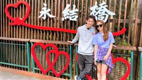 周曉涵和晨翔在假想戀愛節目《我們練愛吧》談戀愛。圖／迪克斯娛樂提供