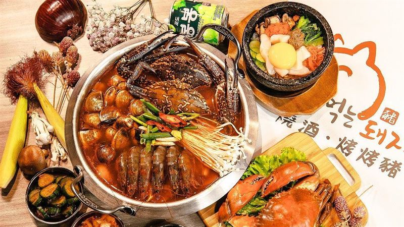 秋季限定　免出國爽吃大醬鍋、蟹膏飯
