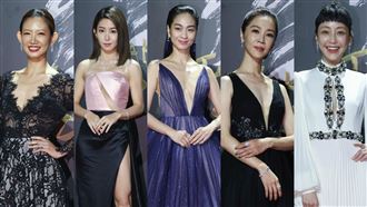 最競爭紅毯五美　她笑著靠隱乳壓全場