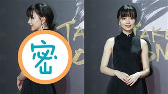 黑嘉嘉豁出去　轉身只有4條線半全裸