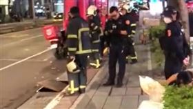 台北市,北市消防局,氣爆,電信孔蓋