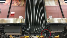 中捷列車連結器軸心斷裂。(圖／台中捷運局提供)