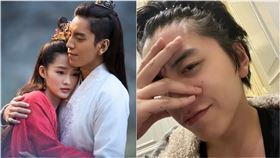 王大陸,李沁(翻攝自狼殿下微博、王大陸微博)