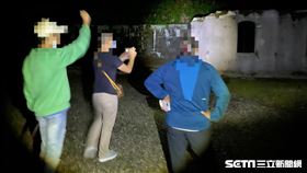 夜遊探險示意圖（記者陳弋攝影）