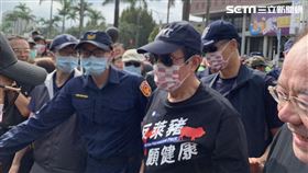 總統馬英九參與秋鬥遊行。（圖／記者張之謙攝影）