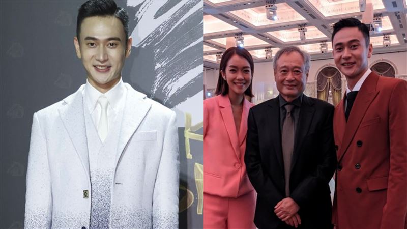 李安探頭要劉冠廷加油　他路邊臉紅了