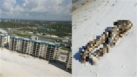 女志工在海灘上驚見一具斷頭屍體。（圖／翻攝自Ocean Hour臉書） 