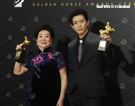 第57屆金馬獎影后陳淑芳、影帝莫子儀。（記者邱榮吉、楊澍攝影）