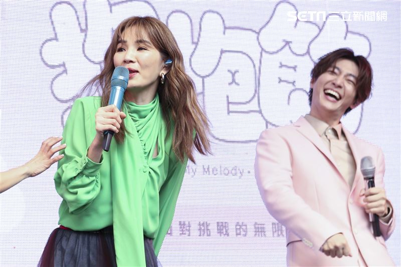 Ella和炎亞綸出席「抱抱節群星演唱會」。（圖／記者楊澍攝影）