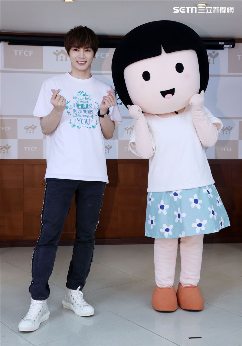 古曜威出席公益年曆家扶「心無限」。（記者邱榮吉/攝影）