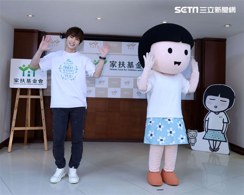 古曜威出席公益年曆家扶「心無限」。（記者邱榮吉/攝影）