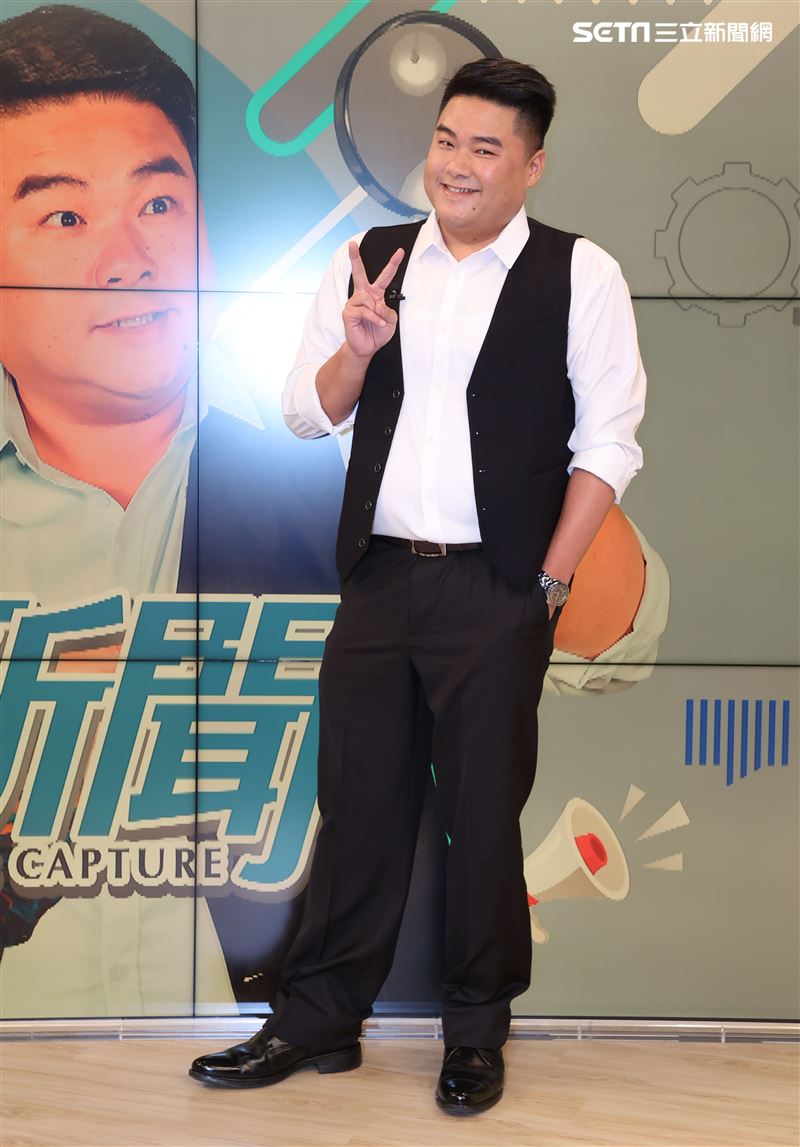 全新節目全新型態「攔捷新聞」談話性節目主持人呂捷。（記者邱榮吉/攝影）