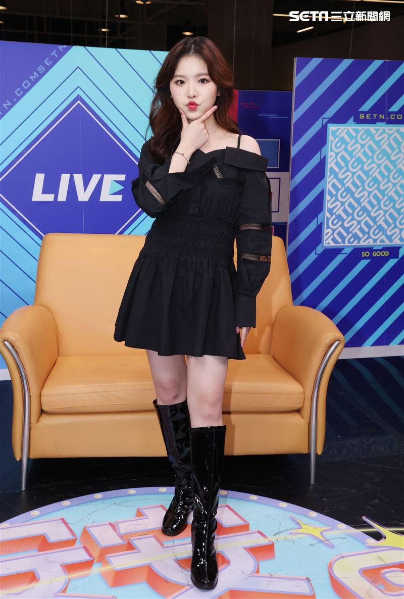 王欣晨安安大明星(唱片宣傳)。（記者邱榮吉/攝影）