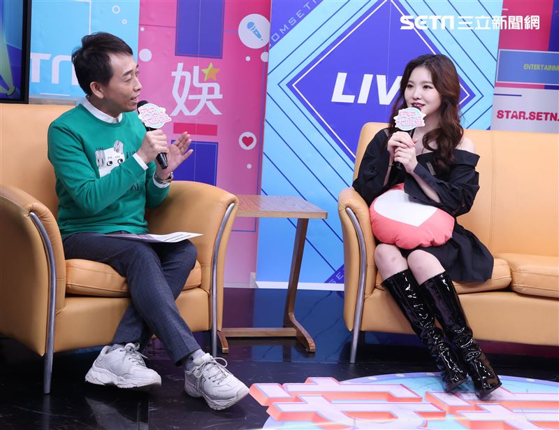 王欣晨安安大明星(唱片宣傳)。（記者邱榮吉/攝影）