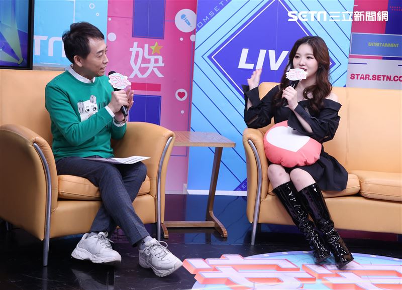 王欣晨安安大明星(唱片宣傳)。（記者邱榮吉/攝影）