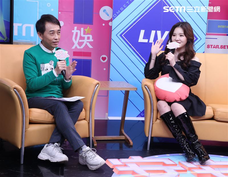 王欣晨安安大明星(唱片宣傳)。（記者邱榮吉/攝影）