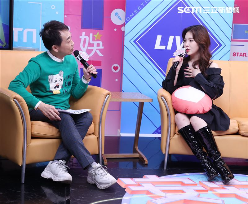 王欣晨安安大明星(唱片宣傳)。（記者邱榮吉/攝影）