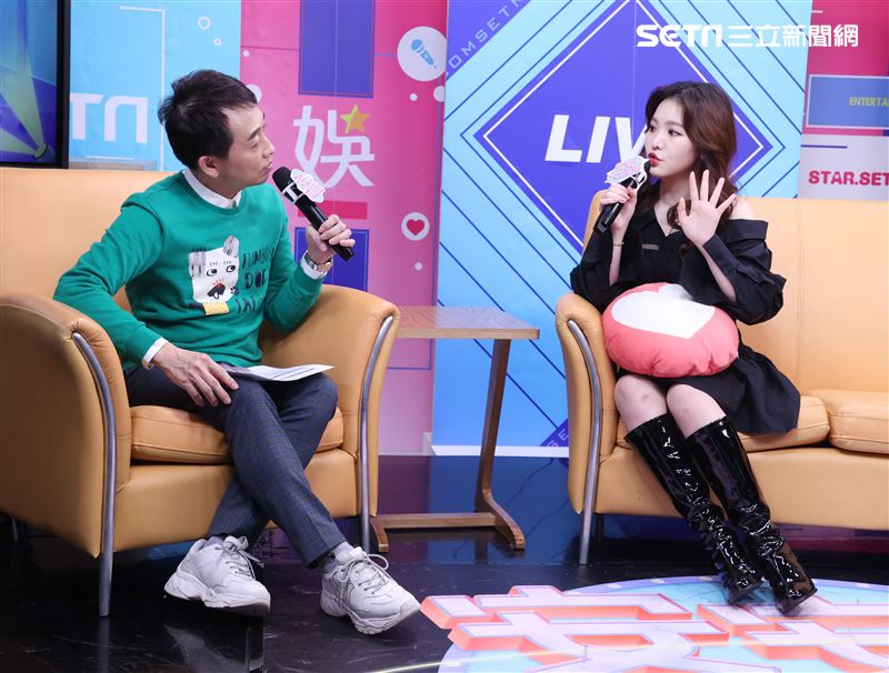 王欣晨安安大明星(唱片宣傳)。（記者邱榮吉/攝影）