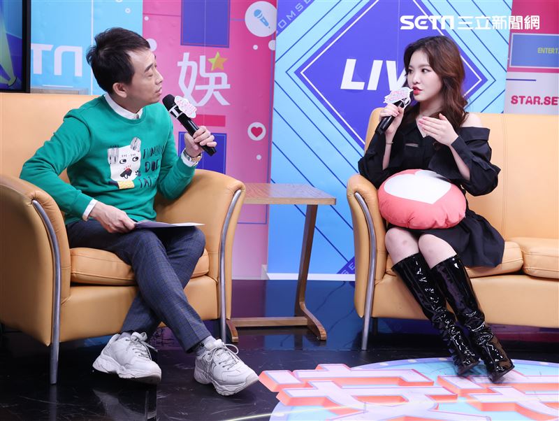 王欣晨安安大明星(唱片宣傳)。（記者邱榮吉/攝影）