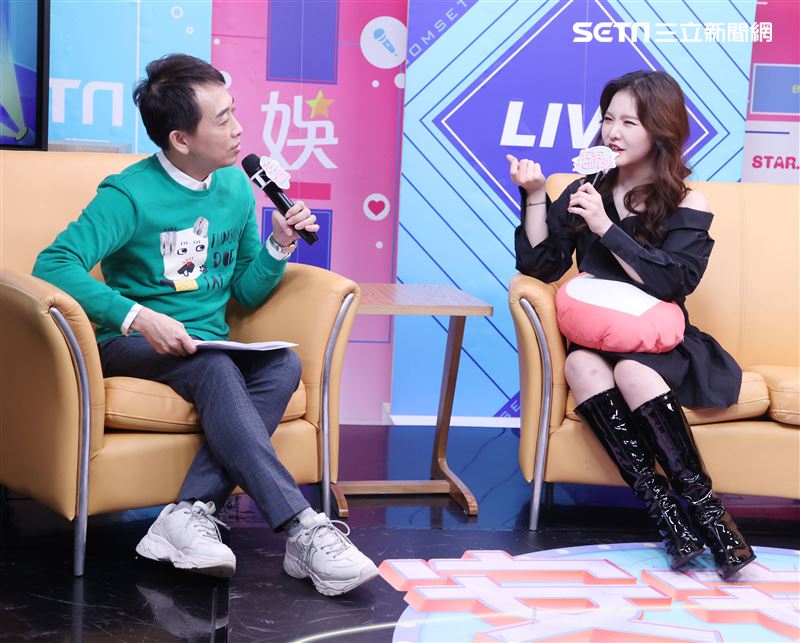 王欣晨安安大明星(唱片宣傳)。（記者邱榮吉/攝影）