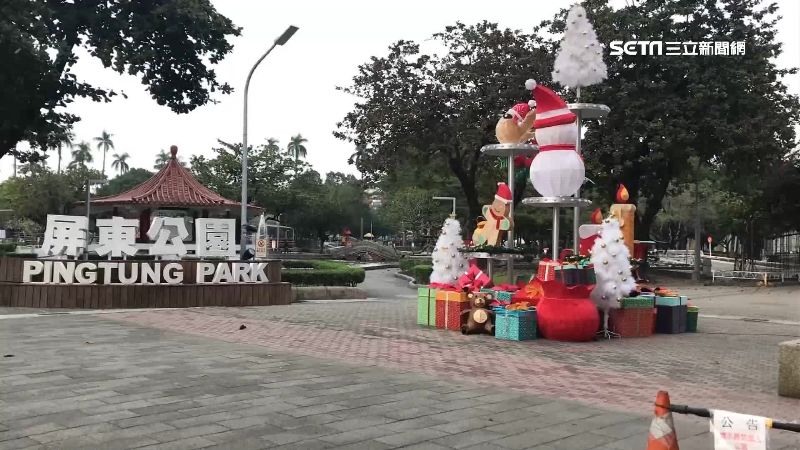耶誕燈飾未點燈就壞？民眾：沒公德心