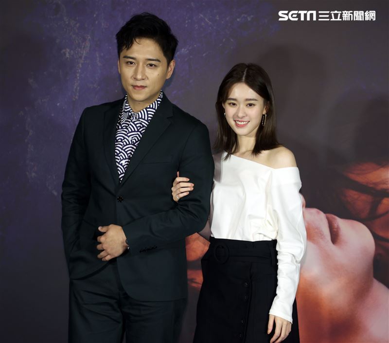 「親愛的殺手」演員鄭人碩、邱偲琹。（記者邱榮吉/攝影）