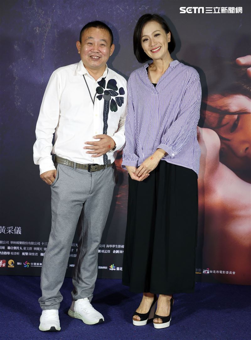 「親愛的殺手」演員鄭志偉、黃采儀。（記者邱榮吉/攝影）