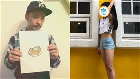 藍波老師帶著18歲愛女潔潔上節目，其高顏值、姣好身材更讓現場嘉賓大為驚豔。（圖／翻攝自藍波老師、潔潔IG）