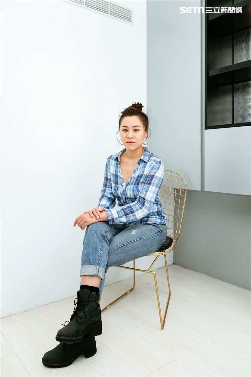 超偶靈魂歌姬楊蒨時三立新聞網專訪。（圖／記者楊澍攝影）