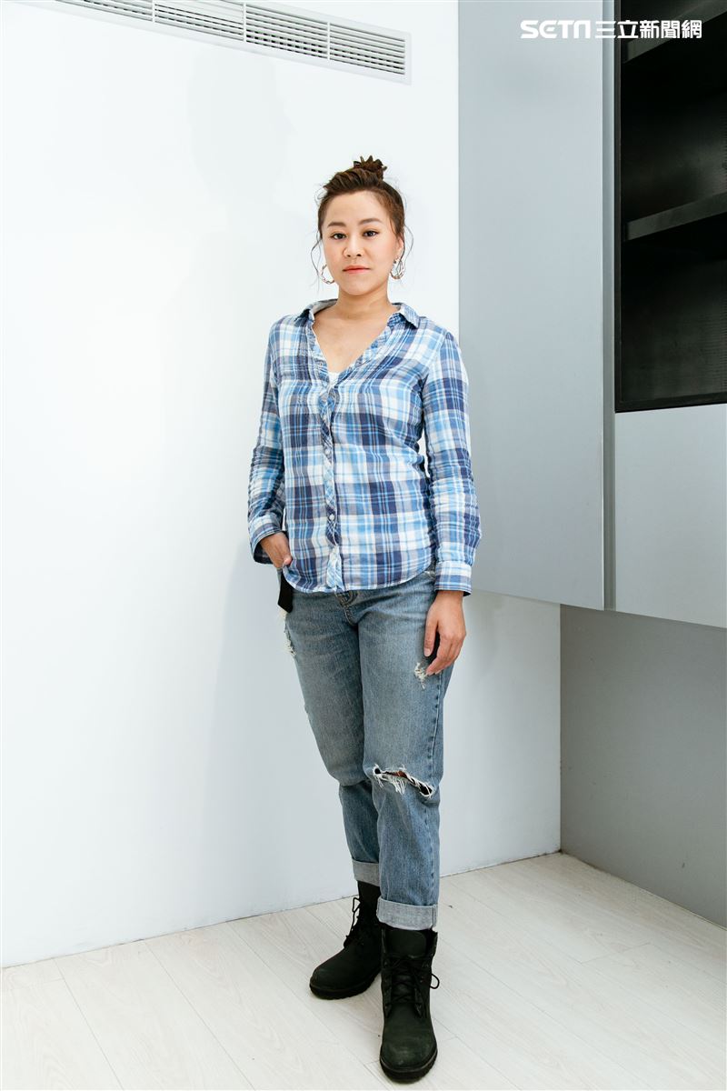 超偶靈魂歌姬楊蒨時三立新聞網專訪。（圖／記者楊澍攝影）