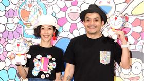 GiGi、史丹利出席多啦A夢系列活動。（記者邱榮吉/攝影）