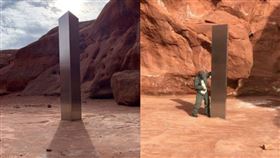 美沙漠現神秘金屬巨碑　網嚇壞：別碰（圖／翻攝自utahdpsaerobureau IG）