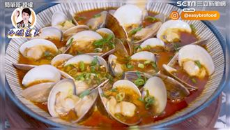 超滑溜「蛤蠣蒸蛋」　７步驟端上桌！