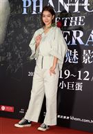 大霈觀看歌劇魅影。（記者邱榮吉/攝影）