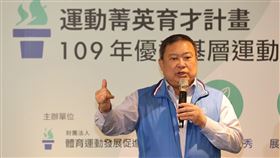 ▲運促會董事長林鴻道希望教練們在選手的品德教育上也能給予指導。（圖／運促會提供）